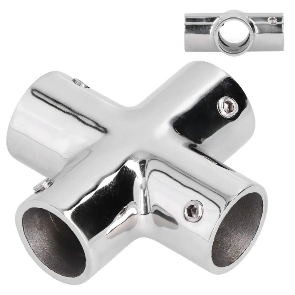 316 Stainless Steel Rail Fitting 22mm Tube Tube Pipe Connector Marine Hardware  Marine Application