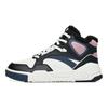 Anta Flame Abrasion Resistant High Top Skateboard Shoes Women's Black White Purple 122248990R-4