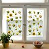 Cartoon Bee Alphabet Glass Stickers for Bedroom, Bathroom, Children's Room, Window Decorations