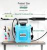 Electric Gardening Sprayer 5-8L: Long Battery, High-Pressure for Irrigation, Pest & Cleaning