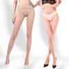 Sexy Women Seamless Deep Crotch Foot Shaped Pantyhose 3D Shiny Transparent Ultrathin Breathable Stocking Ol Ootd Summer Fashion