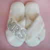 Women's Plush Velvet Furry Wedding Indoor Slippers