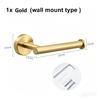 Stainless Steel Toilet Paper Holder – Wall Mount Punch Installation Roll Tissue Dispenser for Bathroom Kitchen and Washroom
