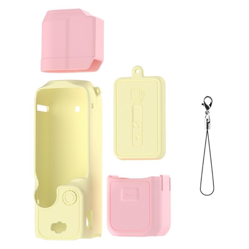 Durability Silicone Cover Compatible for Pocket 3 Camera Cover Protective Case For Full Body And Screen Protections