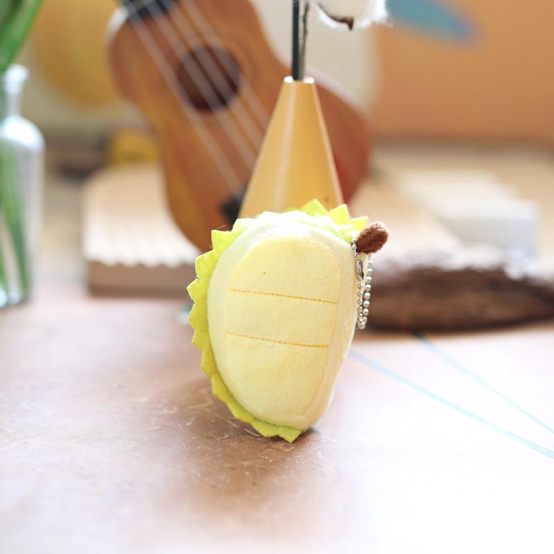 

Милый милый фрукт дуриан кулон плюшевая игрушка кукла мультяшная сумка подвесной орнамент брелок кукла кукла 12 cm