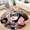 1pc Harley Quinn, Joker Office Round Area Rug, Under Office Chairs Bedroom Living Room Home Decor, Room Deco, Available in Various Sizes