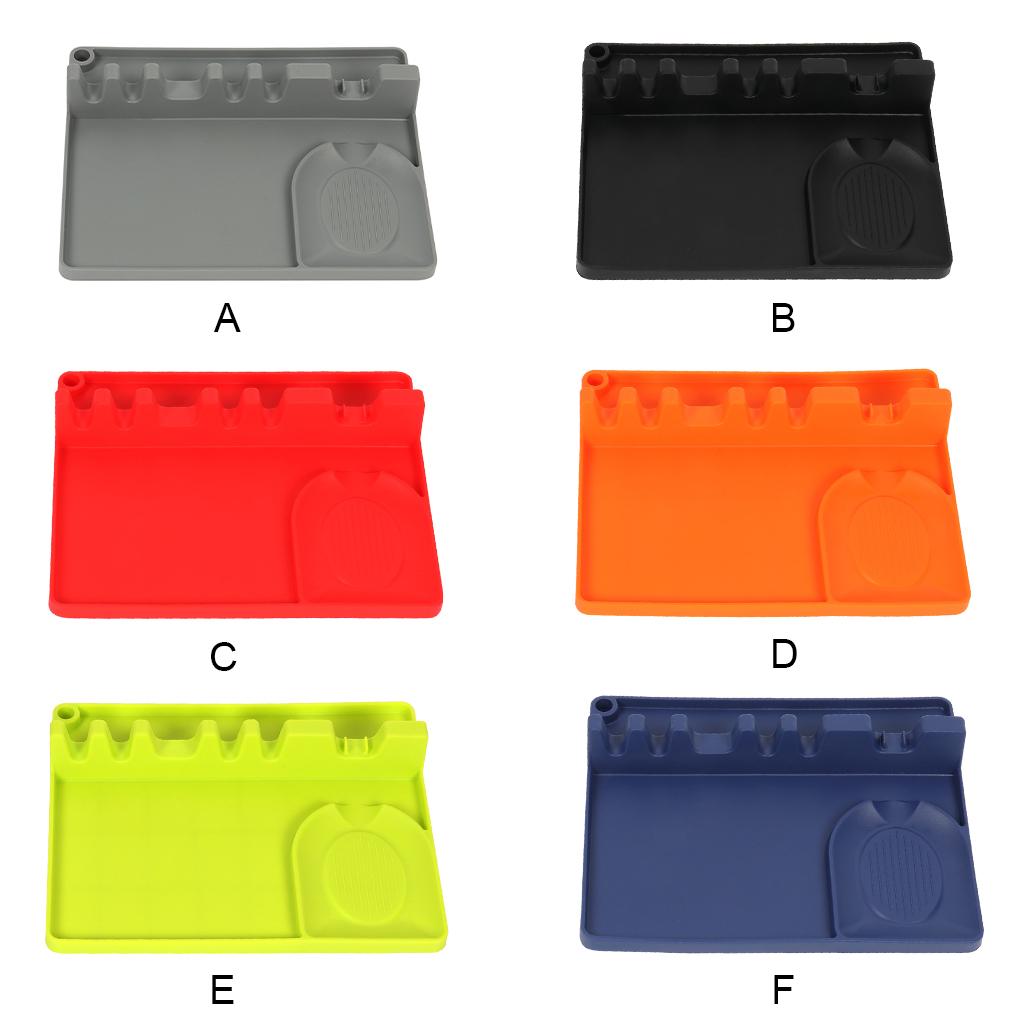 Löffelhalter Silikon Spachtel Lagerregal 6 Steckplätze Hängende Utensilienablage Küchenbedarf