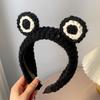 Women's Cute Frog Big Eyes Knitted Headband - Non-Slip Cartoon Hair Accessory