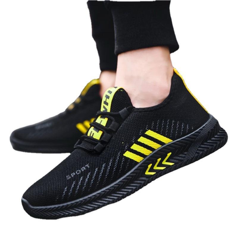 Shoes summer new casual shoes sports shoes flying woven running shoes