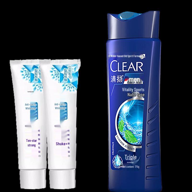 

Soking Toothpaste & CLEAR Men s Shampoo Bundle