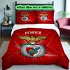 3pcs Duvet Cover Set, SL Benfica Digital Print Bedding Set, Soft Comfortable Bedclothes For Bedroom, Guest Room
