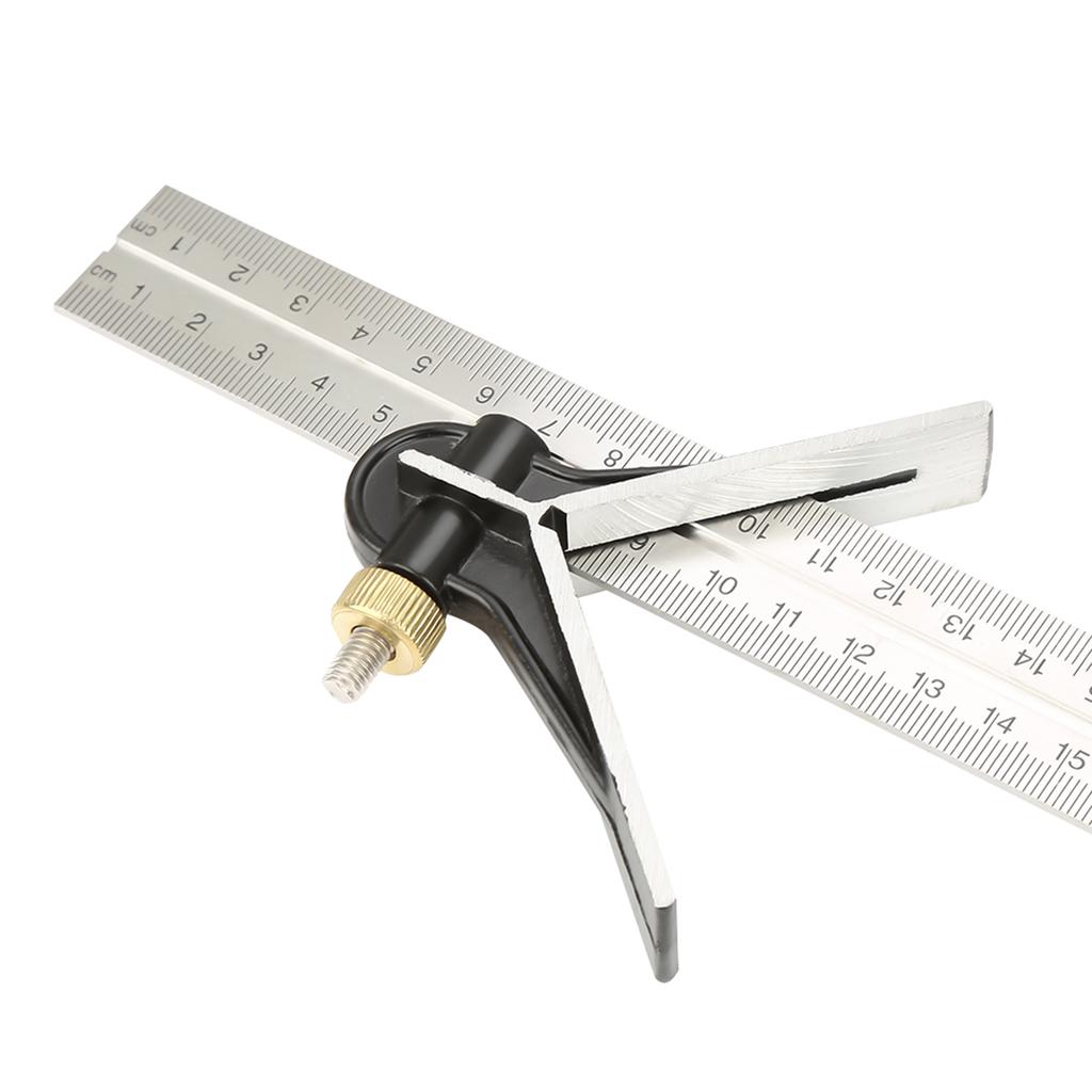 Combination   600mm Stainless Steel Carpenter   Wooden   Right Angle Deletable Engineer Multifunctional Measuring Tool