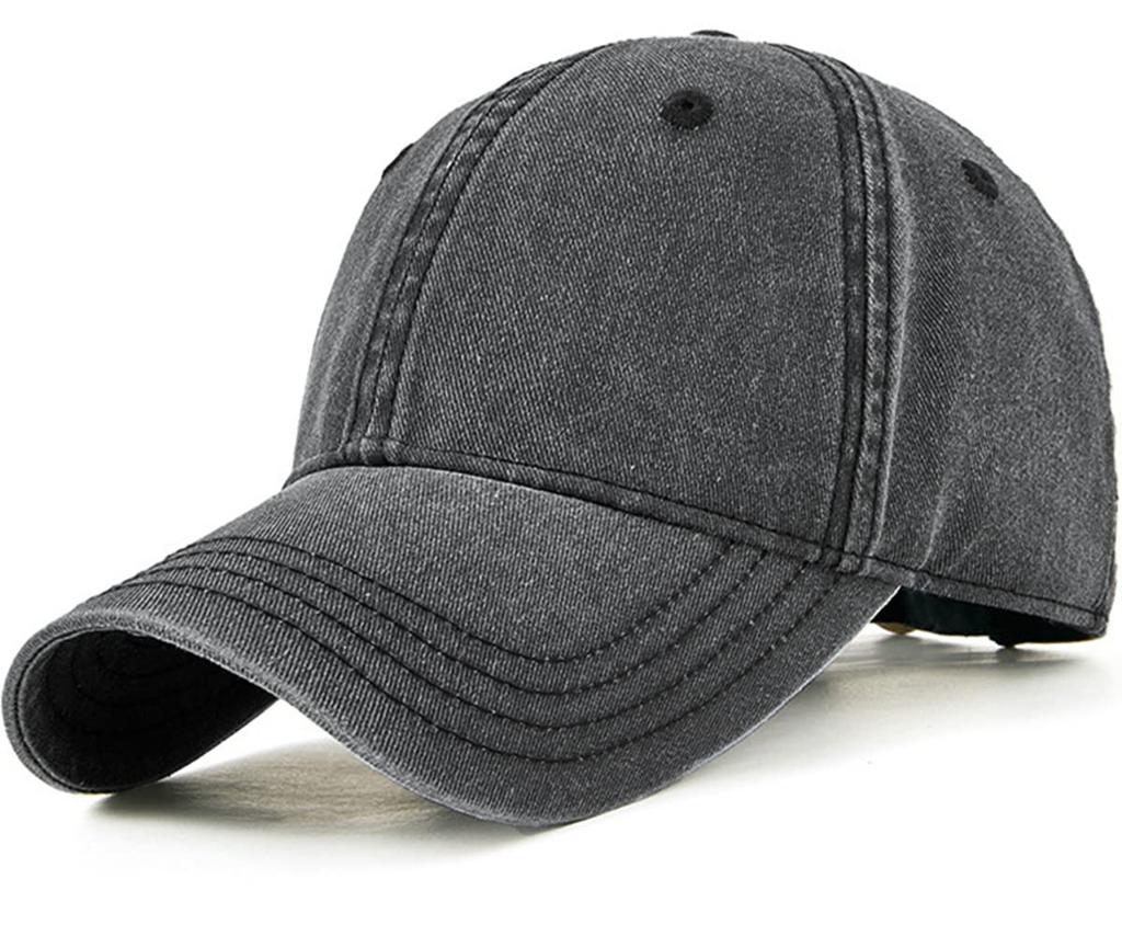 Andeor Plus Size Baseball Cap Carefully Selected Design for Shape Solid Color Baseball UV Sun Available In Two Sizes XL Circumference Men's [UPF50+