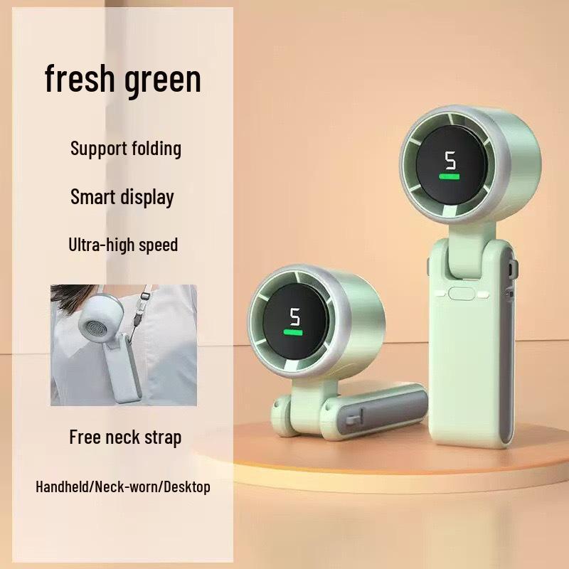 

N607 Portable Folding Turbo Fan with Digital Display for Home & Outdoor Use 171*60*52 mm