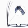 Transparent Blue Frame Square Eyeglasses Women Anti Blue Rays Photochromic Shortsighted Hyperopia Progressive Eyewear
