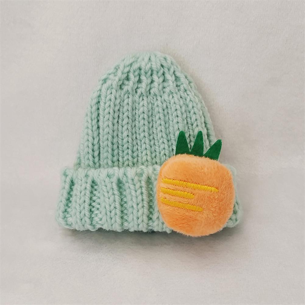 Doll Woolen Hat for Dollhouse Miniature for 15cm Labubu Color Match Hat Kawaii Cute Doll Accessories Kids Girls Toys