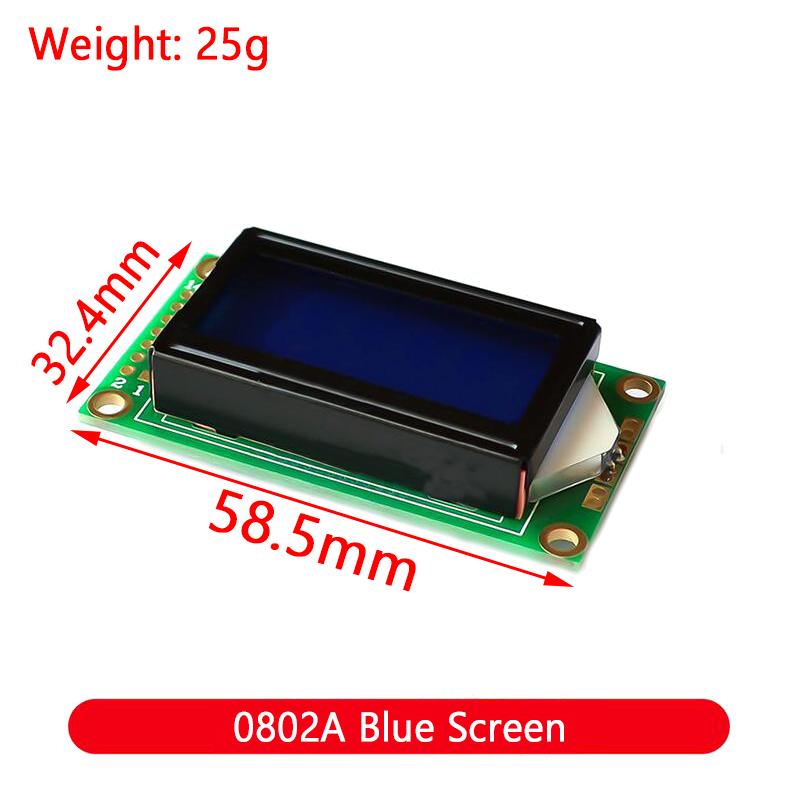 LCD Module Blue Green Screen For Arduino 0802 1602 2004 12864 LCD Character UNOR3 Mega2560 Display PCF8574T IIC I2C Interface