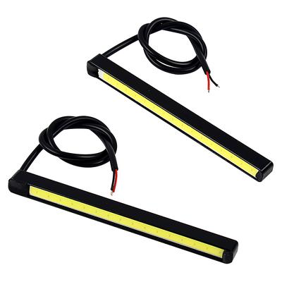 2 Stück Fahrnebellampen LED Tagfahrleuchten COB 10,5cm DC 12V Auto DRL