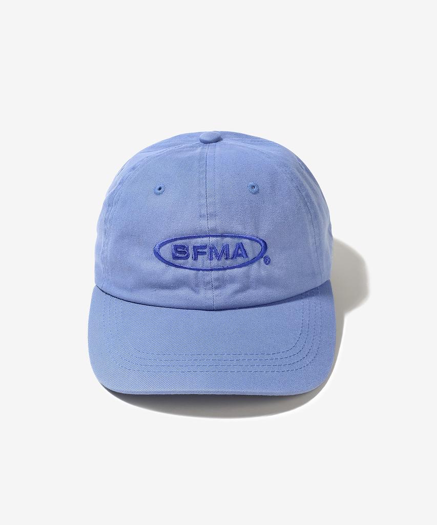 Beollunpeulenjeu Bfma Logo Washed Ball Cap Pale Blue