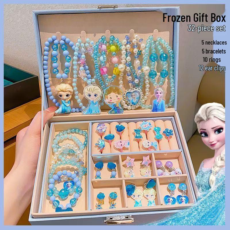 Kuromi Kids' Jewelry Gift Set: Necklace, Bracelet, Ring, Exquisite Box for Girls' Birthday