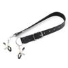 Manyjoy Wrap Around Thigh Spread Labia Open Leg Straps with Vagina Nipple Clamps Sex Toys for Women  Bondage Restraint Set