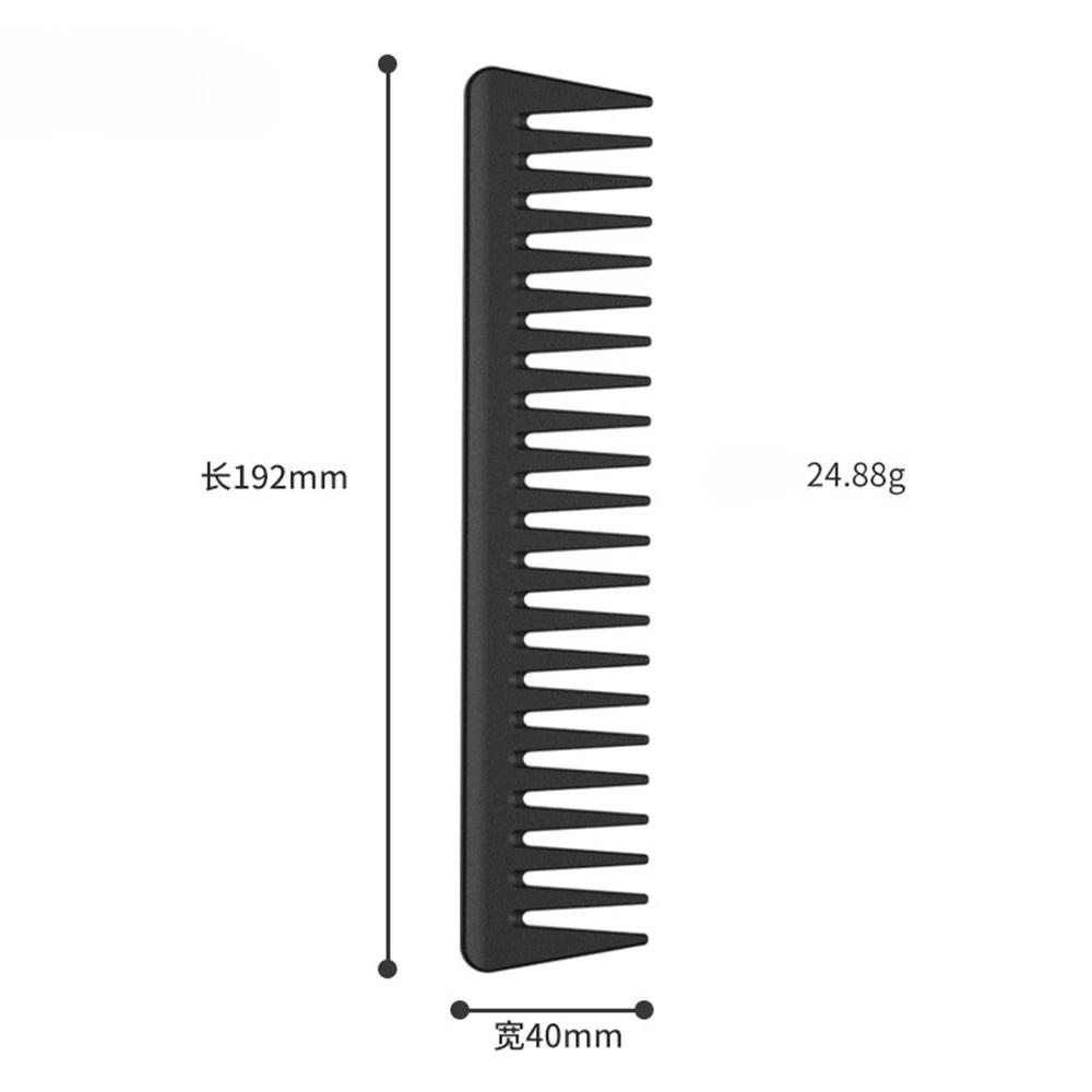 1PC Hot Selling Black Comb for Women Long Hair Pointed Tail Combs Anti-static Wide Tooth Comb for Household and Hairdressing
