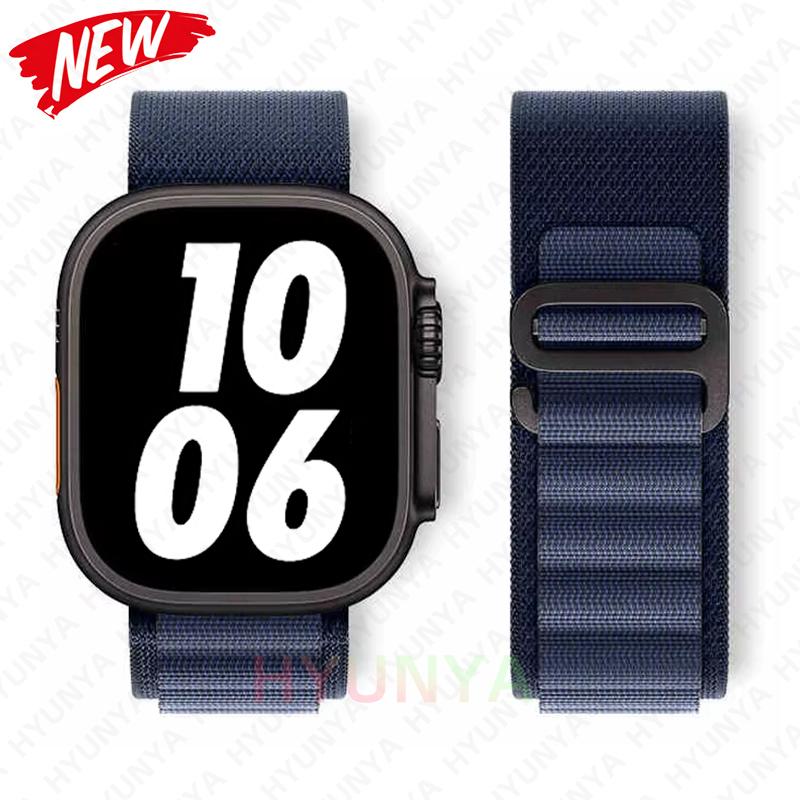 Alpine Λουράκι για Apple Watch Band Σειρά 10 9 8 7 SE Ultra 2 41mm 42mm 45mm 46mm 49mm 40mm 44mm IWatch Correa Λουράκι Ρολόι Βραχιόλι