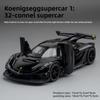 Jesko Koenigsegg 132 Alloy Car Model With Light Sound For Gift Toy Display