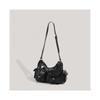 Vintage Motorcycle Bag for Women, Fashion Multi-Pocket Underarm Shoulder Bag, Large Capacity Versatile Commuter Crossbody Bag, Durable PU Leather