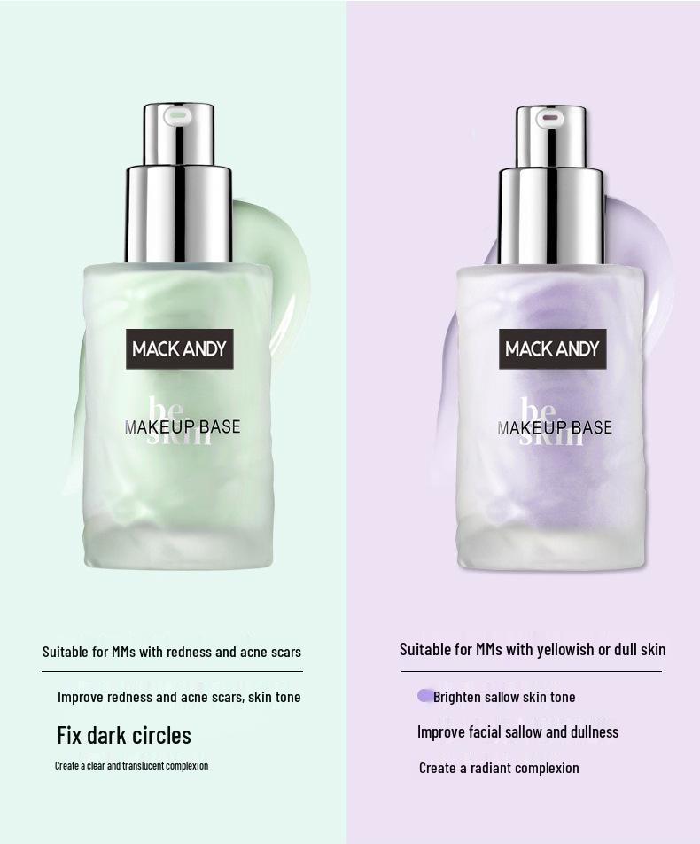 Mark Andy Snow Dew Primer: Hydrating Makeup Base, Pore Concealer, Brightening Moisturizer