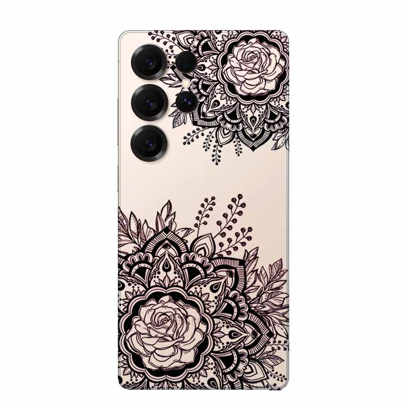 Clear Case For Samsung S25 Ultra 5G Case Clear Back Cover Animal Painting Soft Bumper For Galaxy S25Ultra Transparent Soft Funda