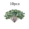 30/60/120Pcs Artificial Eucalyptus Leaves Stems Bulk 3 Kinds Mixed Silver Dollar Eucalyptus Bouquets Floral Wedding Home Decor