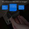 Dual Port Auto Car OBD Fast Charger Phone Charging Adapter OBD2 Splitter 12V 24V
