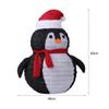 Christmas Cute Light String Decorations LED Glowing Snowman Light IP65 Waterproof Folding Ornament Lantern for Home Xmas Decor