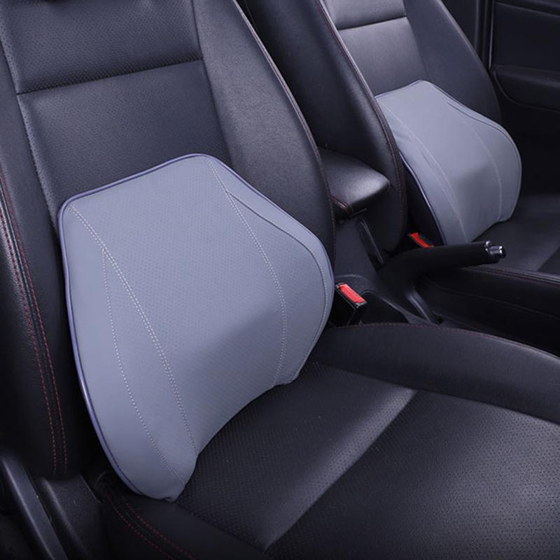 Space Memory Car Auto Seat Waist Back Support Pillow Back Cushion Pad Message Home Office