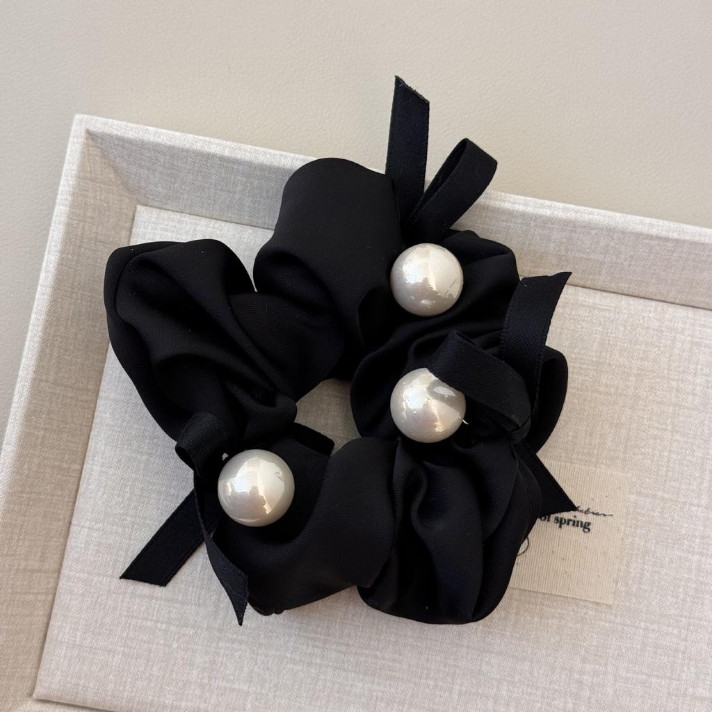 Elastic hair bands accessories for girl women korean large scrunchies rubber ties leading fashion adults kpop Yoga popular pearl