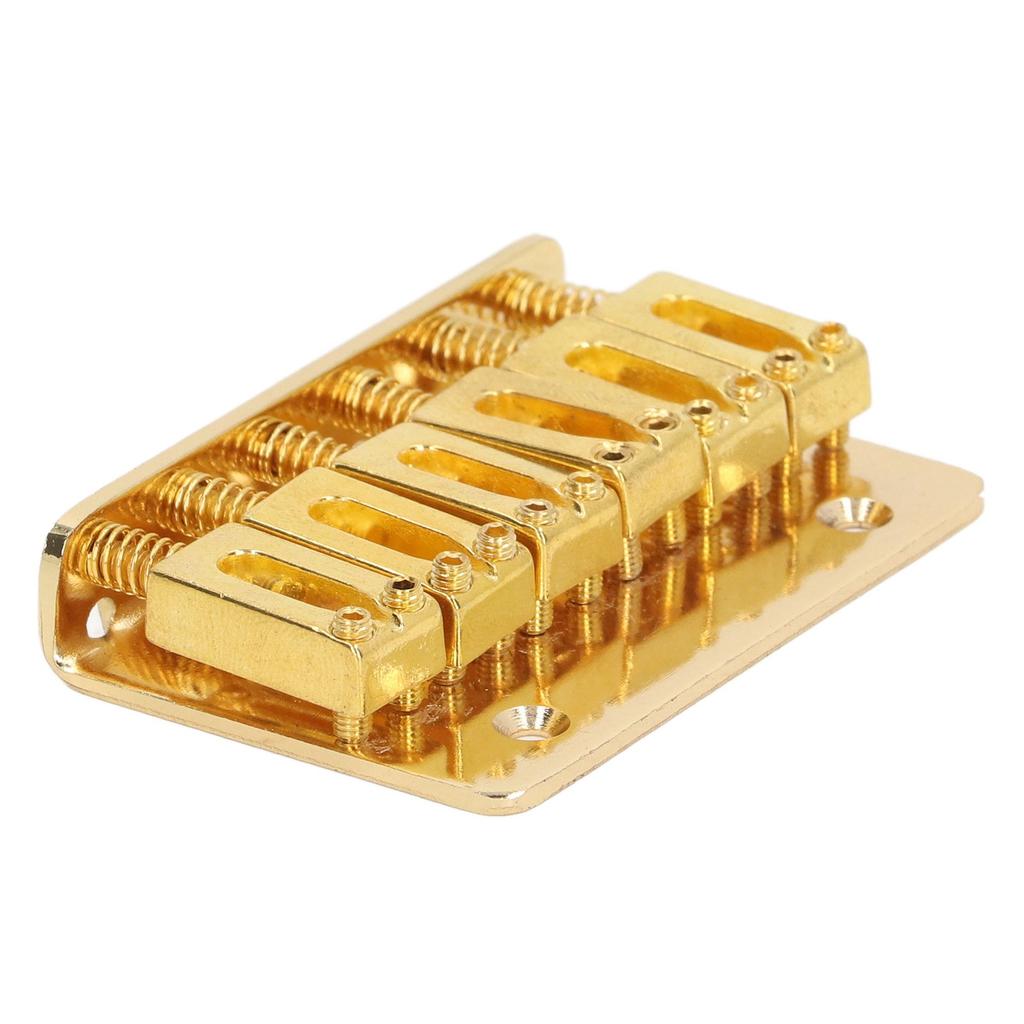 6 String Guitar Fixed Saddle Bridge Hardtail Top Loader Iron Electric Guitar Saddle Bridge