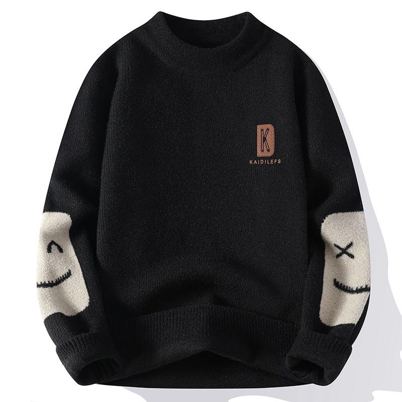 Hot Sale, Popular, New Casual Crew Neck Sweater In Autumn and Winter, Bottom Knitted Sweater, Large Size Loose Sweater.