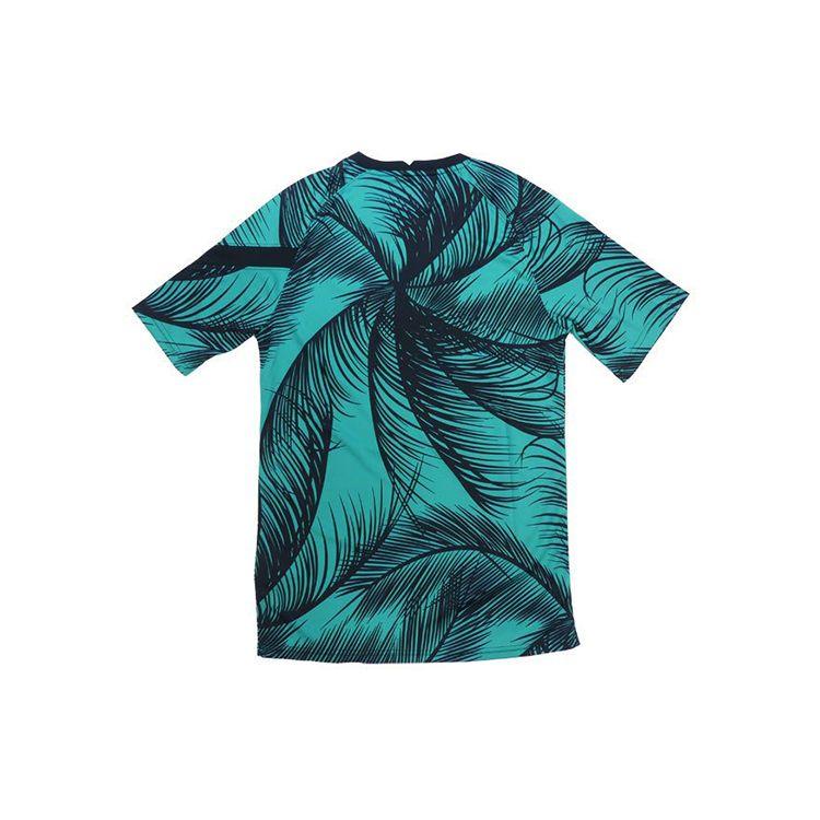 Nike FC Barcelona 2020/21 Pre-Match Teal Black Men's Short Sleeve Soccer Training Jersey CK9714-397