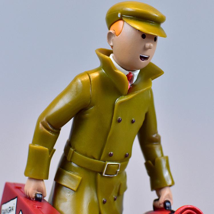 TINTIN Adventures: Detective Style Snowy Dog Figure Ornament - Free Shipping