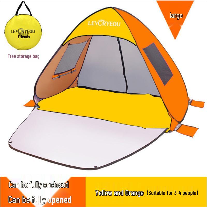 Maitebao Faltbares wasserdichtes Campingzelt für Outdoor-Sommer- und Strandaktivitäten