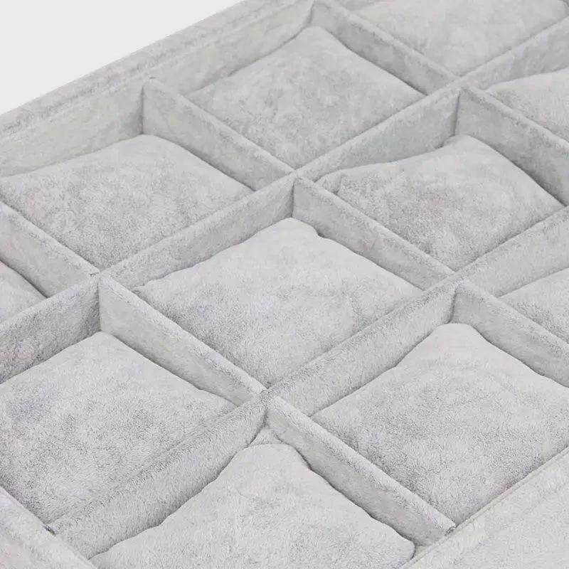 Luxury Velvet Jewelry Display and Storage Stand for Watches and Bracelets