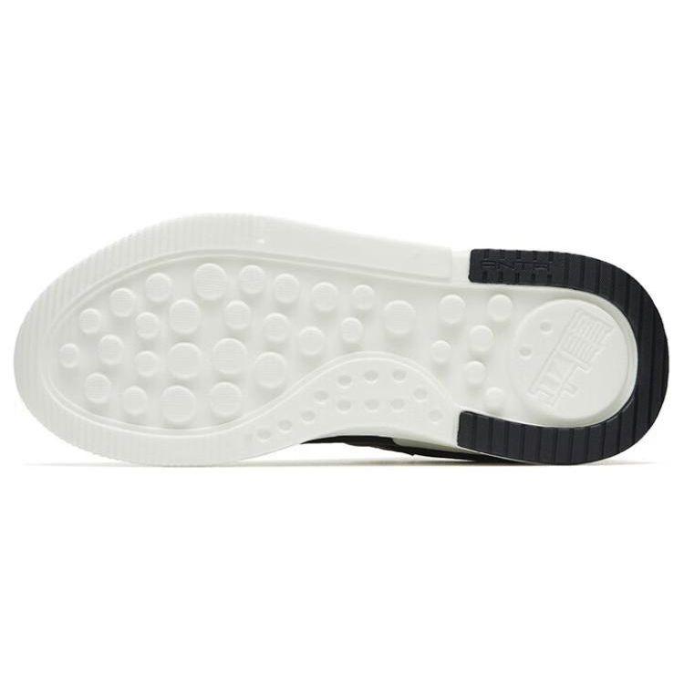 Anta Magic Cube Fleece Comfortable Shock Absorbing Non-Slip Wear-Resistant Warm Low-Top Casual Shoes Men Sneaker Black White 112248808-5