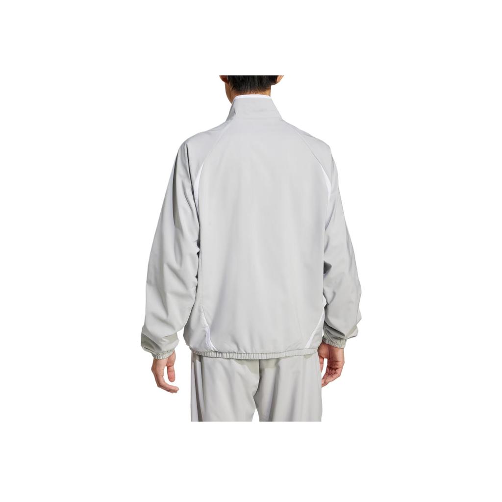 Adidas Originals Adicolor Teamgeist Comfortable Fashion Simple Versatile Striped Solid Color Brand Logo Jacket Men Jacket Gray JN4842