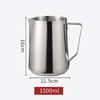 100ML-2000ML Stainless Steel Milk Frothing Pitcher Espresso Coffee Barista Craft Latte Cappuccino Cream Frothing Jug Pitcher