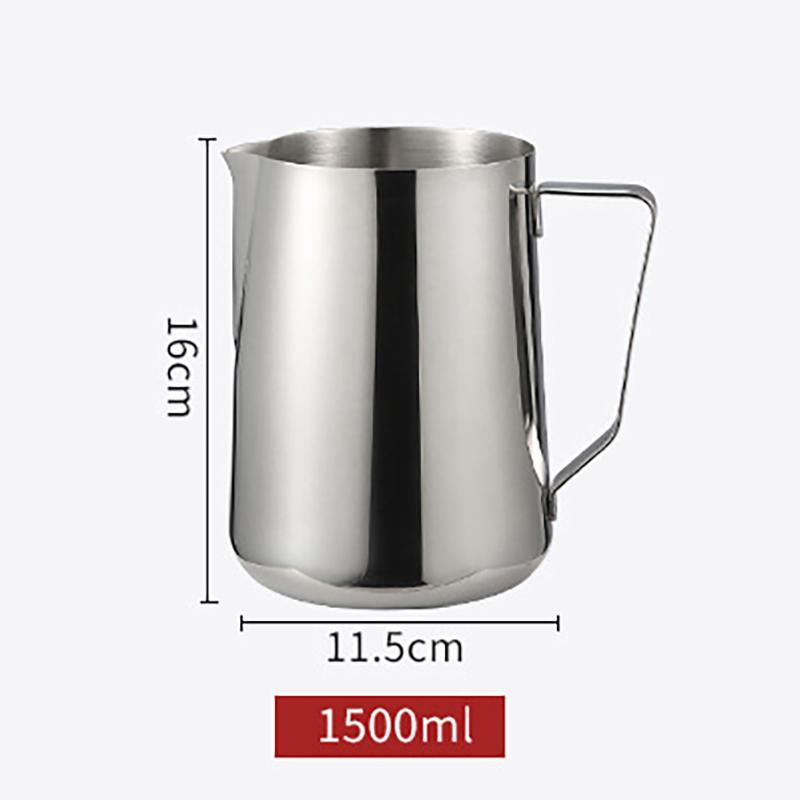 100ML-2000ML Stainless Steel Milk Frothing Pitcher Espresso Coffee Barista Craft Latte Cappuccino Cream Frothing Jug Pitcher