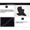 3MM Neopren Tauchhauben Kappe Hut Winter Schnorchel Neoprenanzug Warme Kopfbedeckung Latzförmig bis zur Schulter