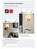 Moderne Wandleuchte für Wohnzimmer, Schlafzimmer, Flur & Treppenhaus