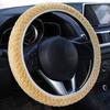 Color New Long Plush Warm Fur Woolen Pearl Velvet Winter  Steering Wheel Cover Car Soft Wool