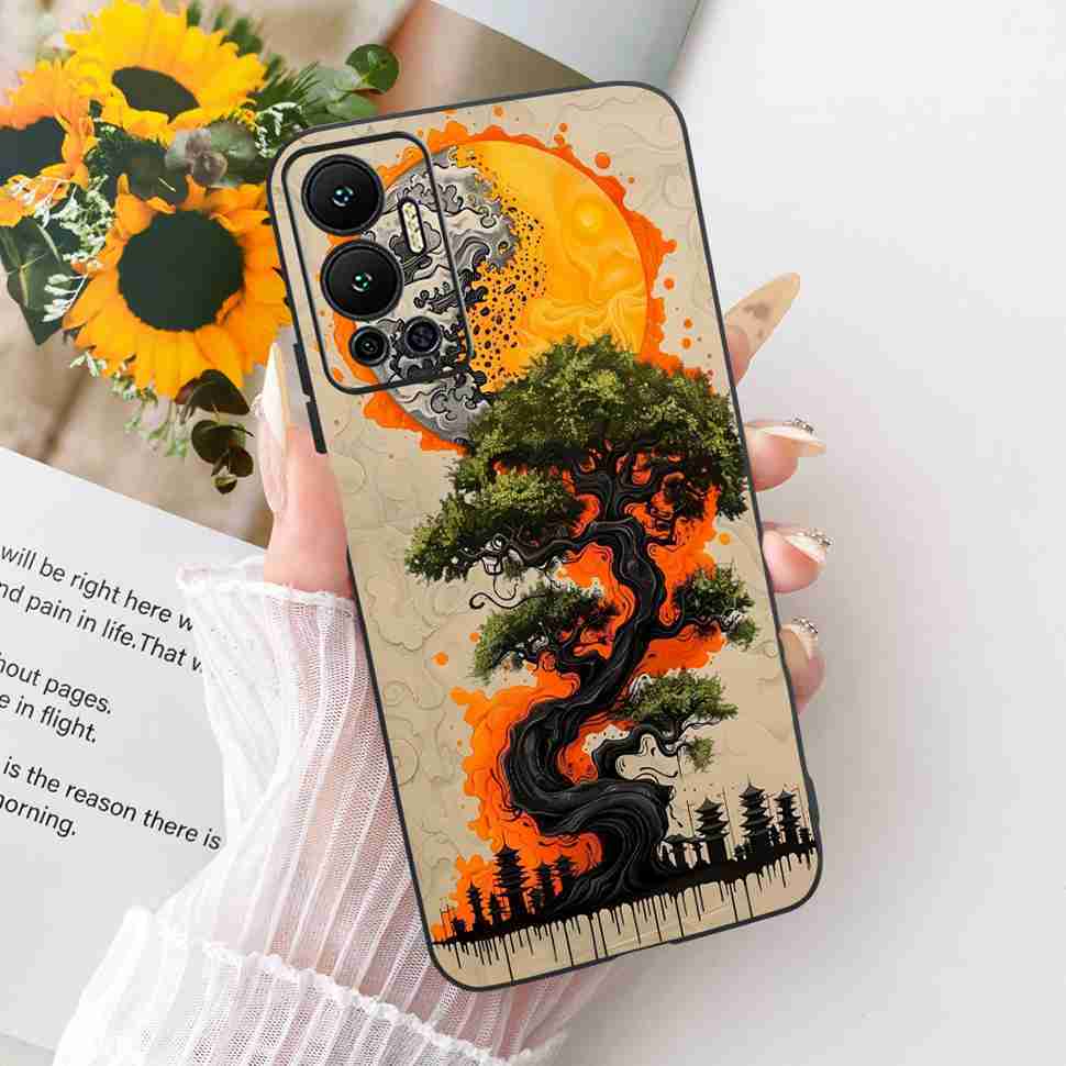 For Infinix Hot 12 Case 2022 Animal Painted Cover Soft Silicone Phone Case For Infinix Hot 12 Hot12 X6817 X6817B Shell